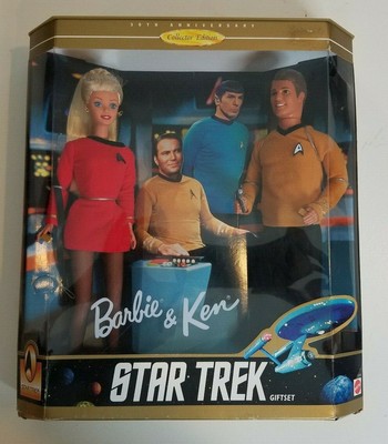 30th anniversary collector edition barbie and ken star trek