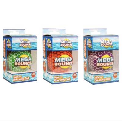 Wicked Mega Bounce H2O - Bouncing Ball For Fun Water Activity. 1 Random Color