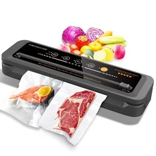 MegaWise Vacuum Sealer Machine | 80kPa Suction Power | Bags and Cutter Included