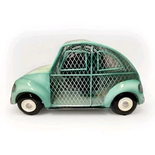 Deco Breeze Euro Beetle Bug Fan Aqua Green Table Desk Fan WORKS WELL