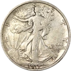 1917-D Obverse Walking Liberty Half