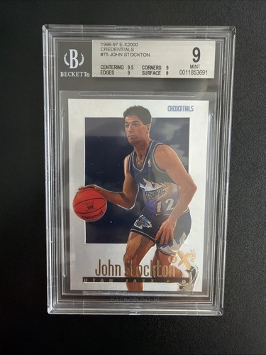 John Stockton [Credentials] #75 1996 Skybox E-X2000 card