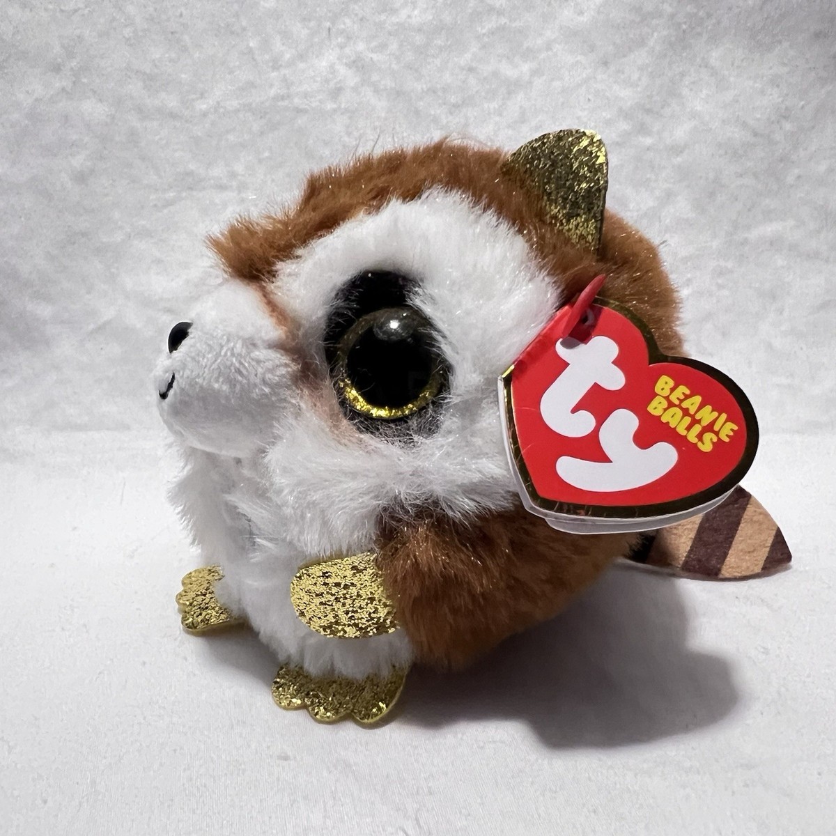 Ty Beanie Balls PICKPOCKET the Raccoon 4” Ty Beanie Babies Stuffed