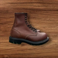 VTG Red Wing Shoes Mens 7.5 E3 BootSupersole 953 Brown Leather Soft Made In USA