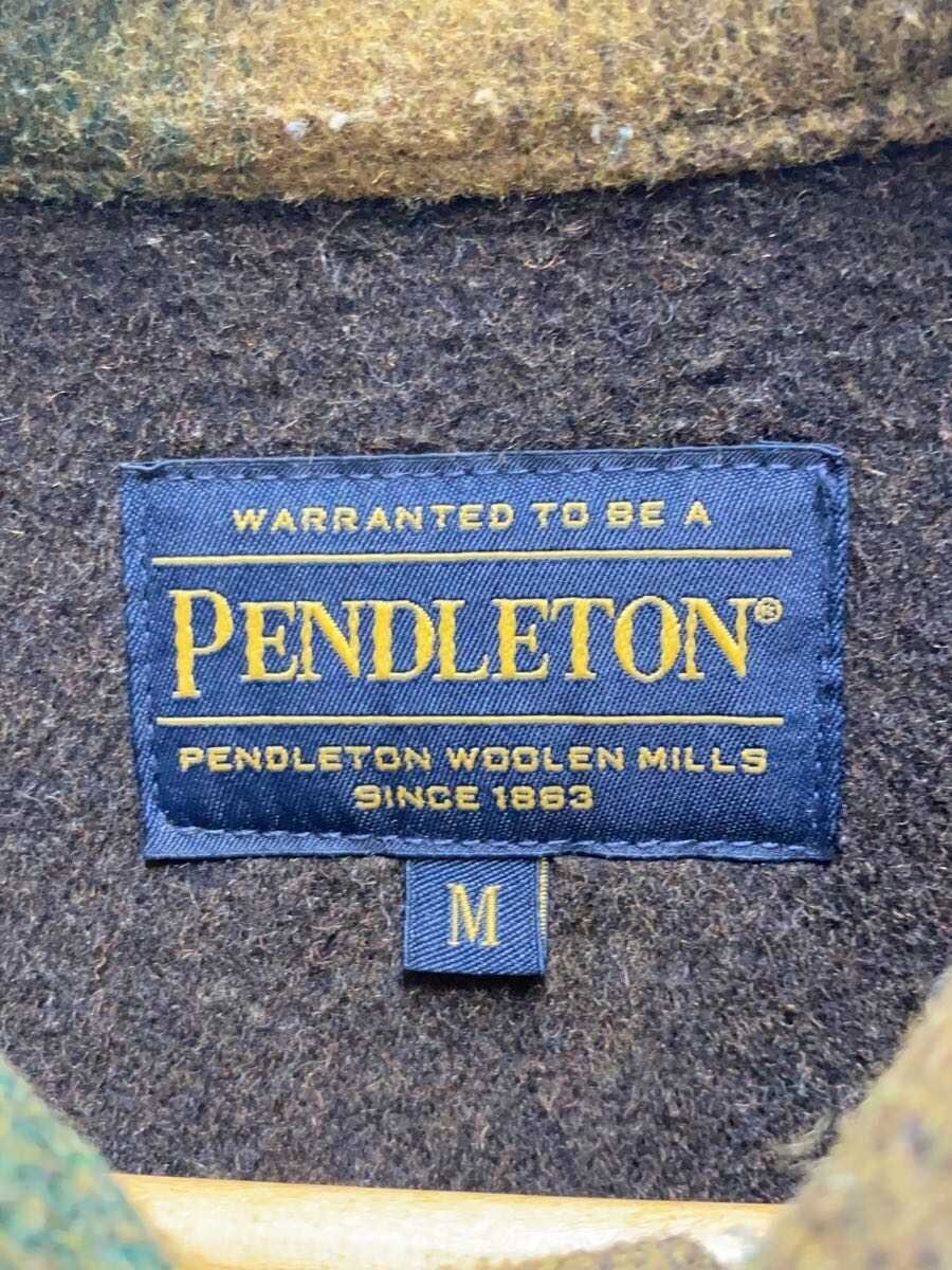 Pendleton Wool Check Jacket M Green - image 3