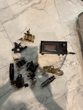 Tattoo Machine Lot   Coil, Rotary, Pen Machines  Power Supply Working Set 