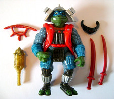 1993 Playmates SAMURAI LEO  Teenage Mutant Ninja Turtles  Movie III COMPLETE