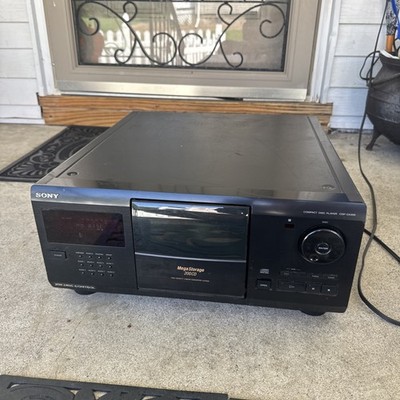 Sony CDP-CX200 200 Disc Mega Storage CD Player Disc Carousel  Tested No Remote