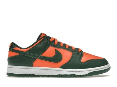Size 10.5M/12W - Nike Dunk Low Retro Miami Hurricanes DD1391-300