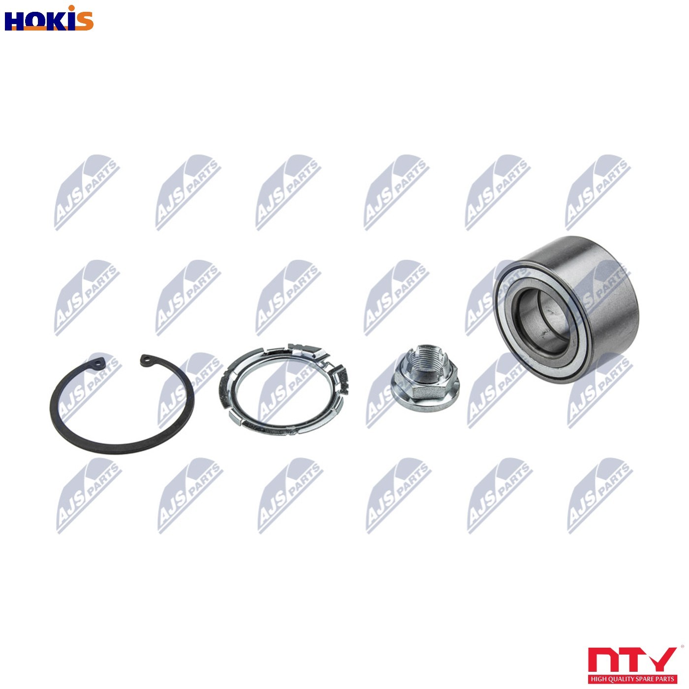 Original NTY Wheel Bearing Kit KLP-RE-029 For Dacia Renault - Image 12