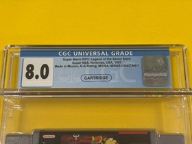 Super Mario RPG (CGC 8.0, Authentic) Nintendo SNES Super NES not WATA PSA VGA