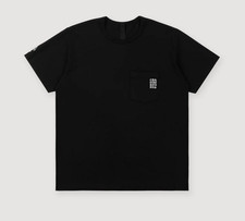 Chrome Hearts Black T Shirt Embroidery Pocket Sanskrit Cross M XL Authentic