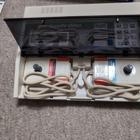 Junk EPOCH SUPER CASSETTE VISION Console with Box, Manual & Postcard + Game Rare