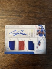 2016 Panini Absolute - Rookie Premiere Materials Autographs Cardale Jones /499