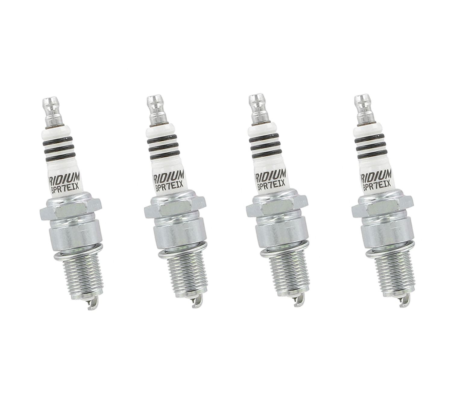 4 Pack NGK BPR7EIX 4055 Iridium IX Performance Spark Plug Motorcycle ATV Scooter