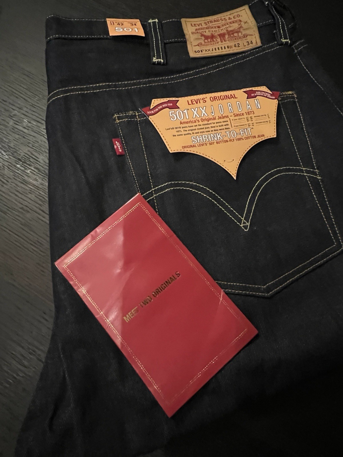 Michael Jordan Levi’s Jeans 501XX Pair #1 of 2323 pairs produced/gifted to MJ! image 3