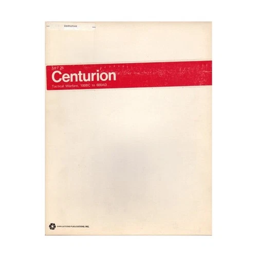 SPI Wargame Centurion (Flat White Box) Tray VG/EX