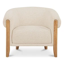 Moe's Home Collection Jones Accent chair Fabric White