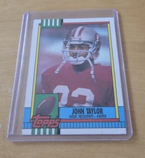 John Taylor #10 1990 Topps San Francisco 49ers