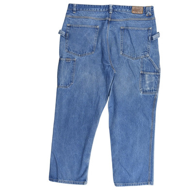 Wear Guard Men's Blue Straight Jeans 42x34 Carpenter Denim Baggy
