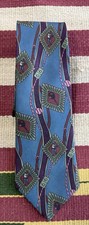 Vintage 1990s Talbott Silk Novelty Necktie Golfer Golf Theme Made in USA