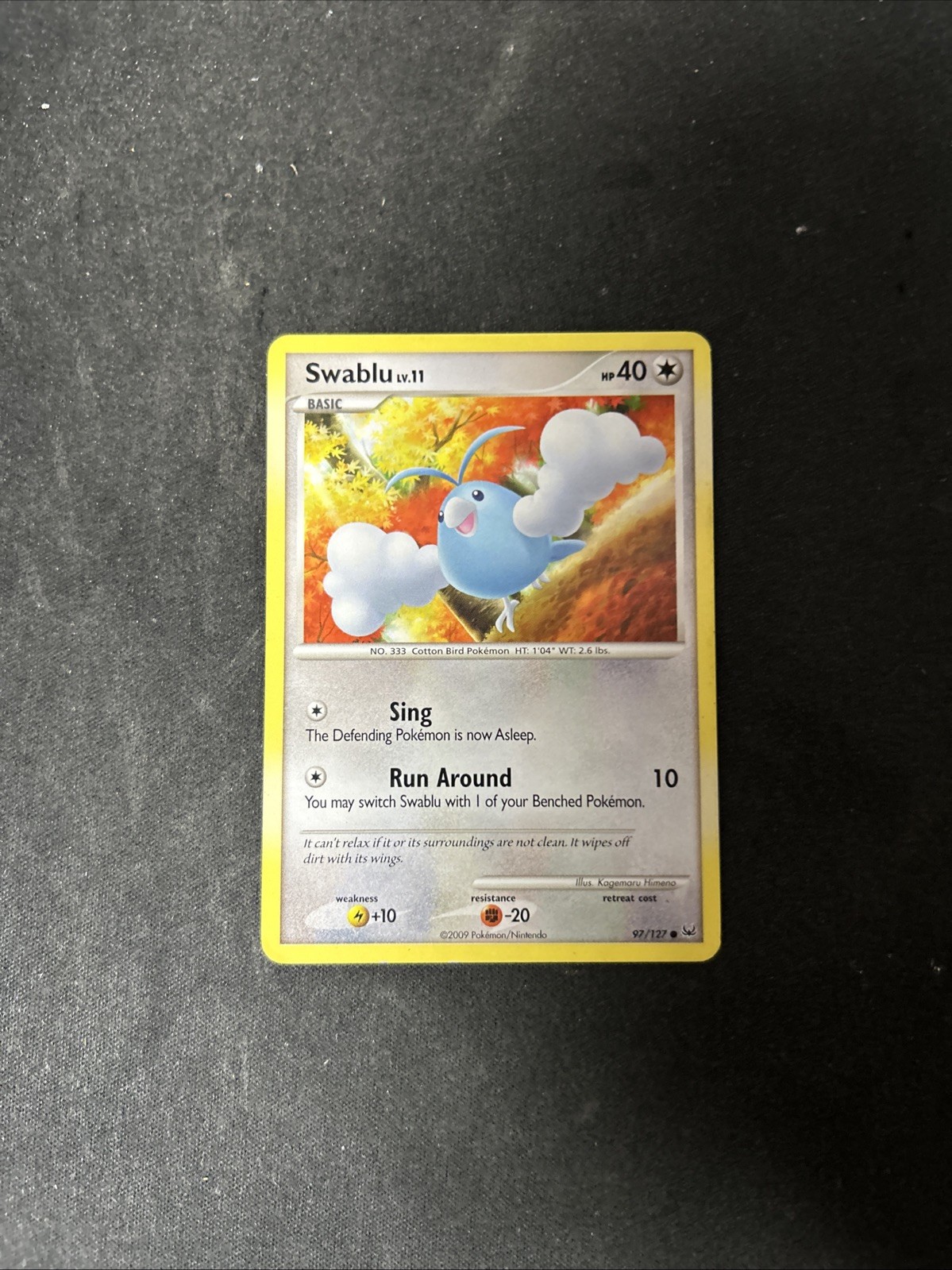 SWABLU - 97/127 - Platinum - Common - Pokemon Card D