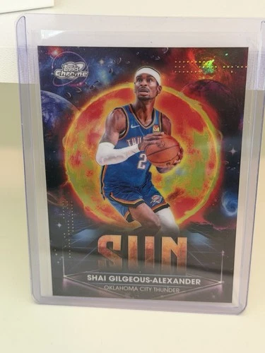 2025-26 Topps Cosmic Chrome Shai Gilgeous-Alexander Planetary Pursuit Sun #PPS-1