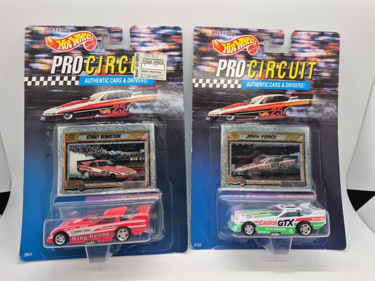 Hot Wheels Pro Circuit JOHN FORCE & KING KENNY BERNSTEIN CASTROL