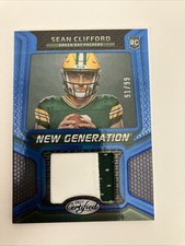 2023 Panini Certified Sean Clifford New Generation Jersey Mirror Blue /99