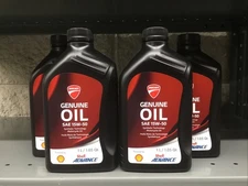 SHELL ADVANCE DUCATI SAE 15W-50 OIL -  (4 QT PACK)