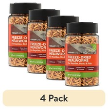  4 pack Freeze-Dried Mealworms, 1.6 oz