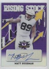 2021 Leaf Valiant Rising Stock Purple /25 Matt Bushman #RS-MB1 Auto 1b8