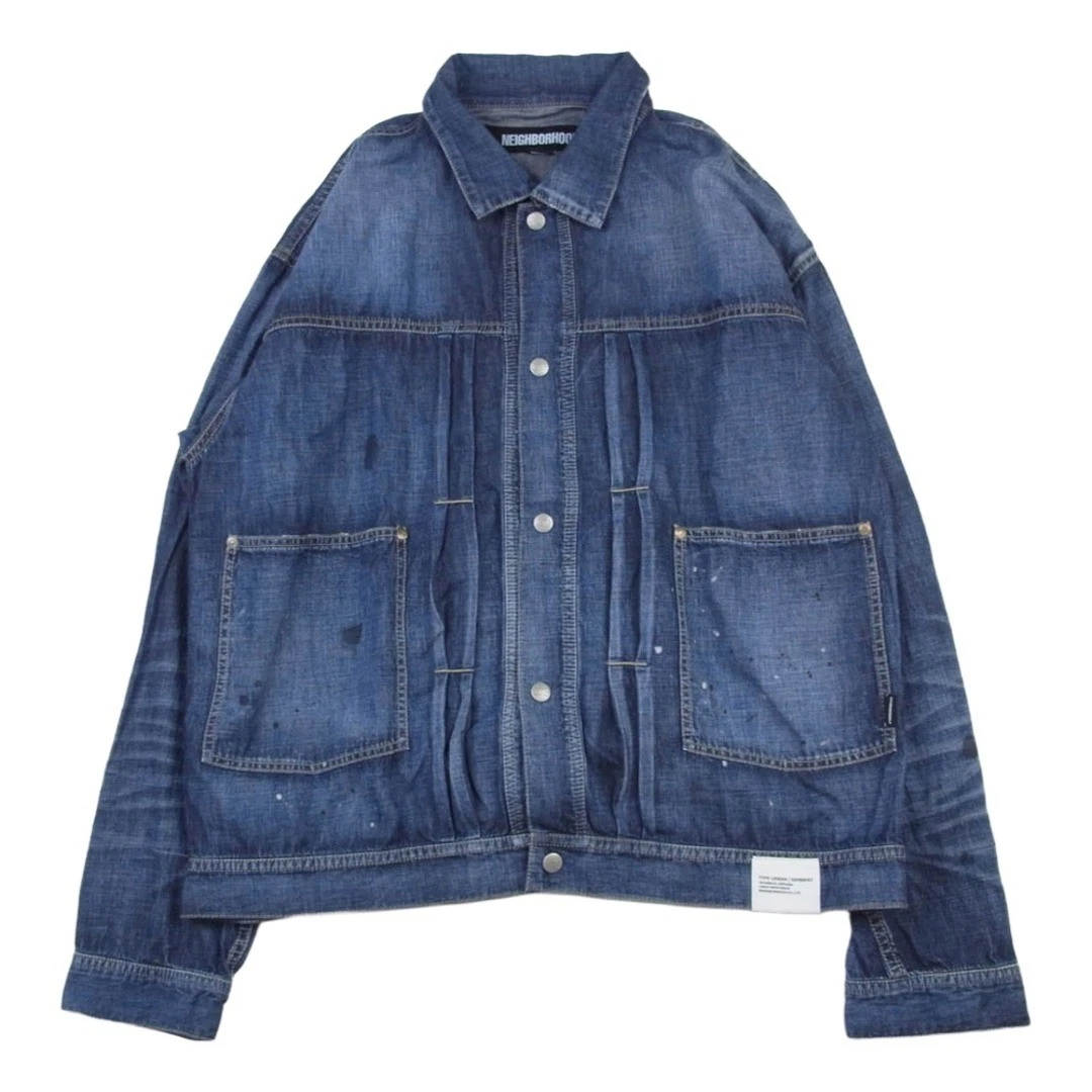 ジャケット・アウター NEIGHBORHOOD LIGHTWEIGHT DENIM JACKET M Neighborhood Denim Jacket | Blue | FARFETCH