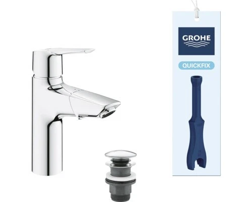 GROHE Start 23978003 Waschtischarmatur M Chrom Ausziehbarer Auslauf Push-Open