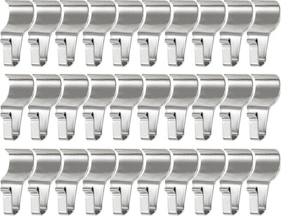 30 Pack Vinyl Siding Hooks, No Drill No Hole Siding Clips for Hanging Outdoor De