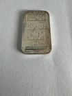 Johnson Matthey 1/2 Oz 999 Vintage Silver Bar,Flat Back Variety,Toner! SN 003946