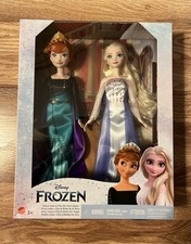 Disney Frozen Queen Anna  Elsa the Snow Queen Fashion Doll 2pk New With Box