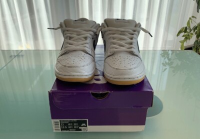 SB Dunk low white gum; Farbe weiß/schwarz; Größe eu41/us11