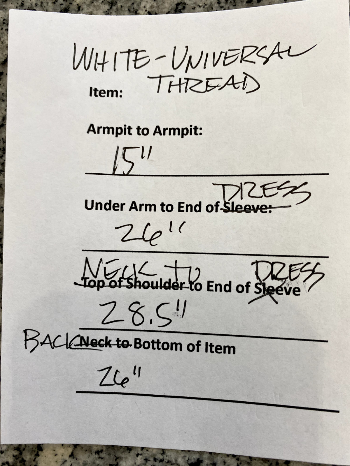 Universal Thread- White Lined Dress-Button Front-… - image 8