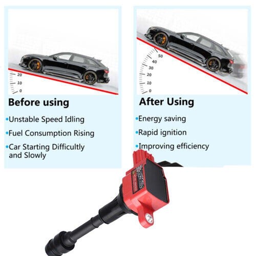 Ignition Coil Pack Set of 4 For 2002-2006 Nissan Altima Sentra X-Trail L4 2.5L - Picture 6 of 15