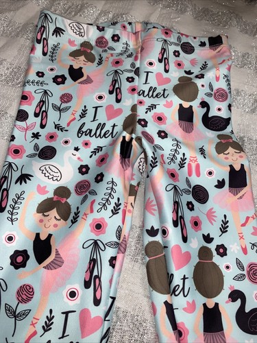 Girls Sz 7 8 10 Slim Ballet Leggings Dance Nwot Swan Dance - Picture 2 of 7