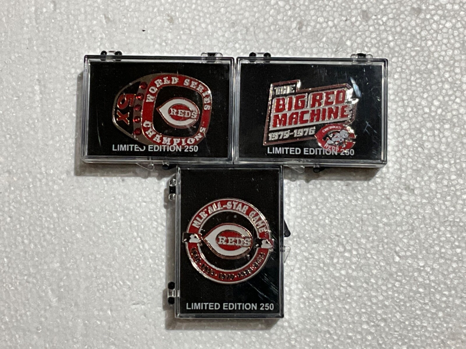 SET OF 3 2015 ALL STAR GAME LIMITED EDITION CINCINNATI REDS PINS | eBay