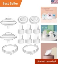 12-Piece Breast Pump Accessory Set for Spectra: Duckbill Valves  Silicone Tubes