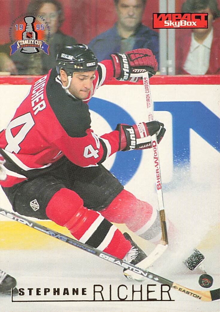 1995 SkyBox Impact #96 Stephane Richer New Jersey Devils | eBay