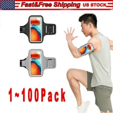 Waterproof Armband Case Sports Running Exercise Arm Band Phone Holder KeyBag Lot