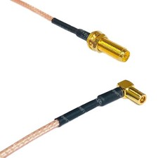 RG316 RP-SMA Female Long to SMB MALE ANGLE RF Cable Rapid-SHIP LOT