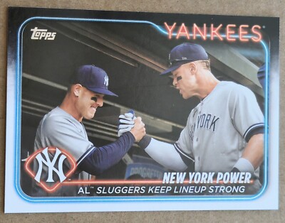 2024 Topps Series 1 New York Power New York Yankees #315 Rizzo/Judge