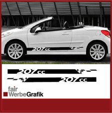 Aufkleber / Sticker / Seitenbeschriftung / Dekor / Peugeot 207 cc / #2002