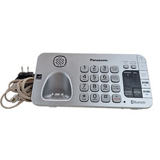 Panasonic KX-TGE470 S Silver Base Bluetooth Unit Answering Machine Tested