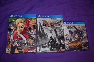 The Legends of Heroes Trails of Cold Steel I + II + III PS4 Brand New 